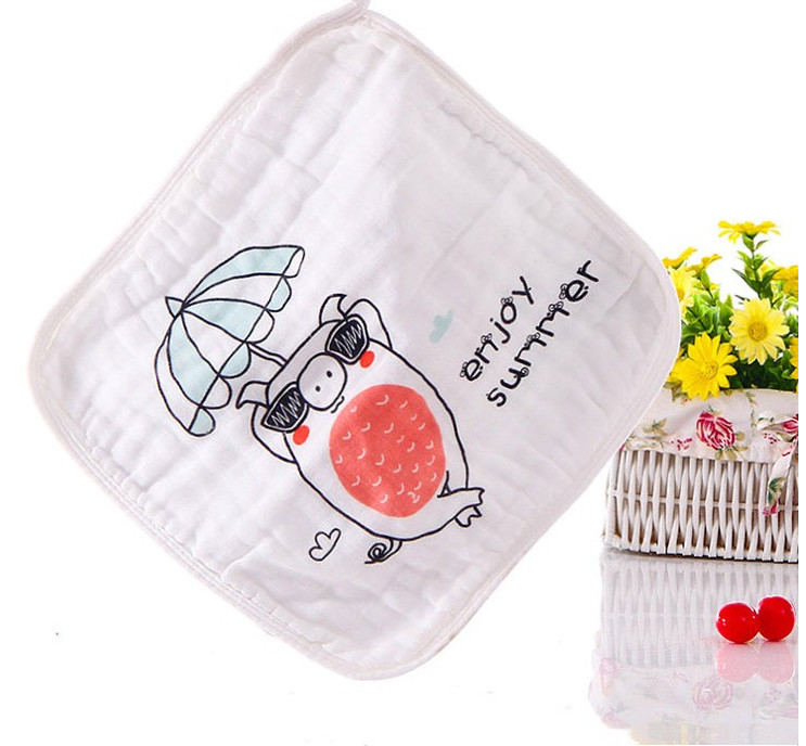 Infants 40S Pure Cotton 4 Layer Gauze Fabric For Newborn Clothes anti static