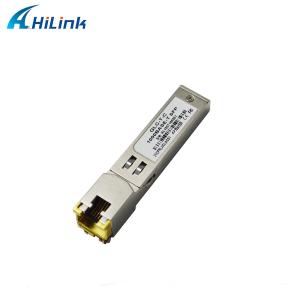 Quality Copper 1000BASE-T SFP RJ45 100 Meters CAT5 Fiber Optic Equipment wholesale