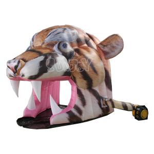 Quality Hot Sale Inflatable Bouncer Tiger Head Tunnel Commercial Bouncers Inflatables wholesale