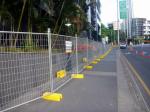 Temporary Construction Chain Link Fence Panels 2m Width 2 Folds
