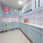 Adjustable Shelves Three Section Slider Hospital Medical Cabinet Hong Kong