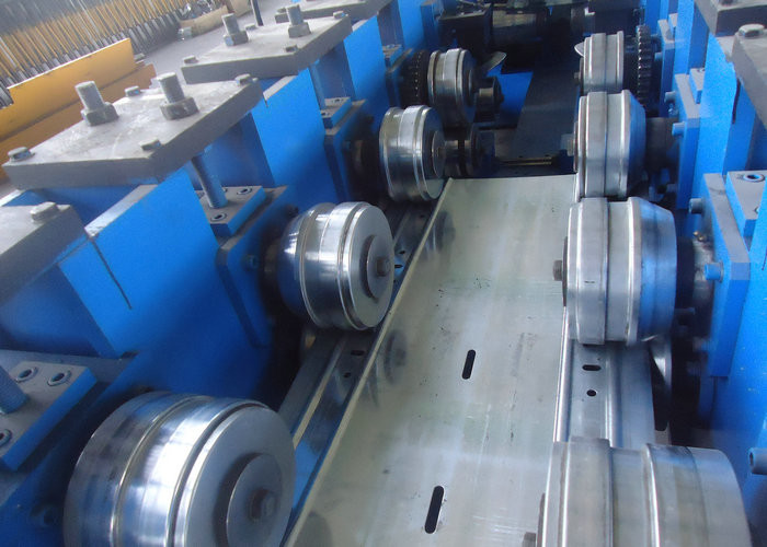 Full Automatic Cable Tray Roll Forming Machine , Cable Tray Manufacturing Machine