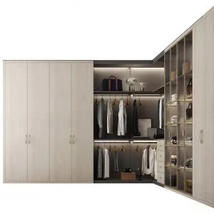 Quality Modern Open Walk In Closet Room Custom Bedroom Combination Cabinet wholesale