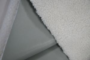 Quality 100% suede and lamb wool composite fabric wholesale