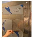 Black And White High Adhesive Protective Film For Aluminum Profiles Remove