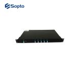 19 Inch Rack Optical Fiber WDM DWDM 100GHz Mux / Demux 2x16 Wavelengths