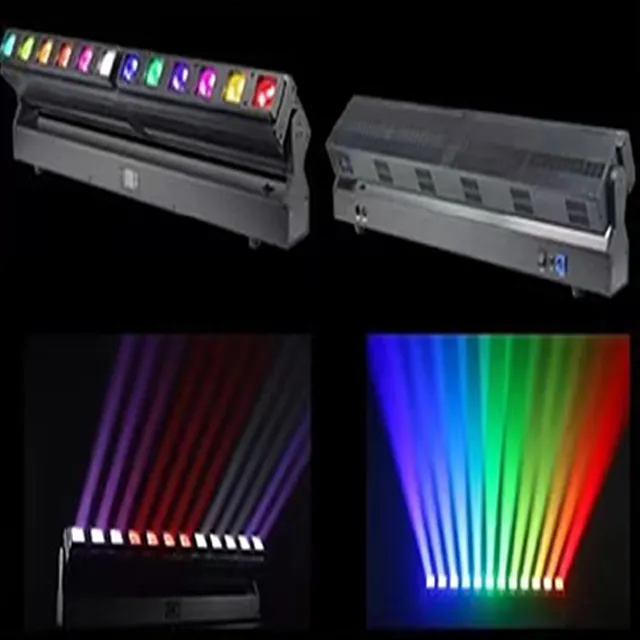 High CRI Ra 95 12x40W 4in1 RGBW Spotlight Heads Moving Light LED Stage Lights