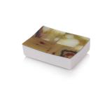 Hotel resin product bathroom accessories resin towel tray/tissue box