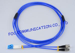 Quality Armored Fiber Optic Patch Cord Assemblies LC - FC G.657A Bending Resistance wholesale
