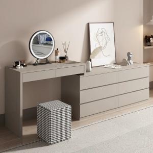 Quality Customized Fabric Leather Wooden Vanity Table Unit Bedroom Nightstand wholesale