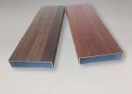 Anti Corrosion Aluminium Tube Profiles Wood Finish Extruded Aluminum Tubing