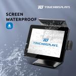 1024x768 Touch Screen POS Machine 15 Inch With Dual Screen