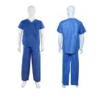 Non Woven Disposable Scrub Suits 25gsm 30gsm 35gsm 40gsm 45gsm 50gsm 55gsm 60gsm