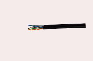 Quality CAT5E Shielded Type CMX Cable 24AWG LLDPE Jacket With Messenger ETL Listed wholesale