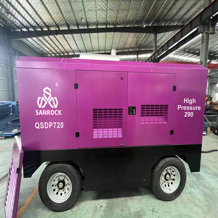 Screw Air Compressor Working Pressure 20bar Diesel Air Compressor Screw Type Portable Air Compressor Machine