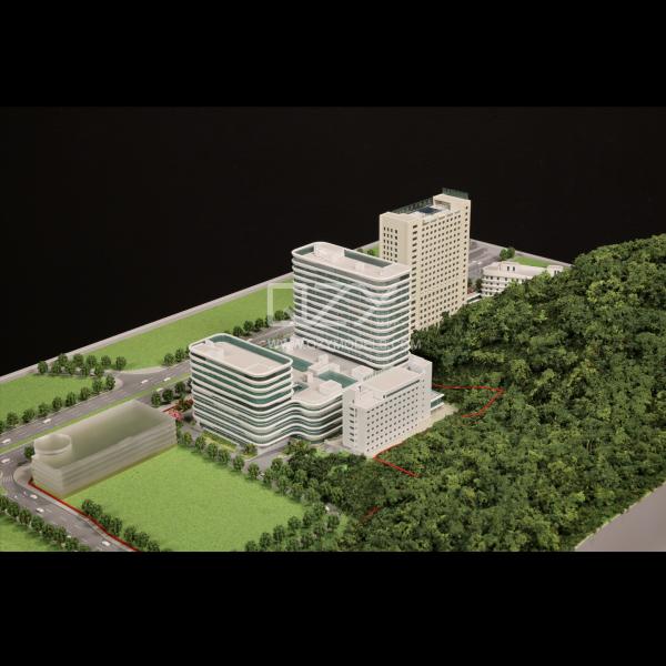 1/500 Guangzhou Chinese Hospital Model Minimalism Style Architectural Physical