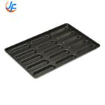 RK Bakeware China Foodservice Commercial Slicone Glazed Hot Dog Bun Pan For