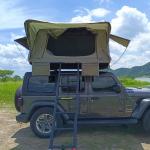 New Style Fold-Out Rooftop Tent Outdoor Camping Aluminum Hard Top Tent