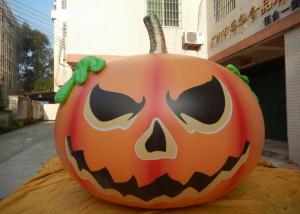Quality Customized Halloween Inflatable Advertising Signs / Blow Up Pumpkin Decorations wholesale
