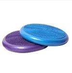 purple yoga balance cushion