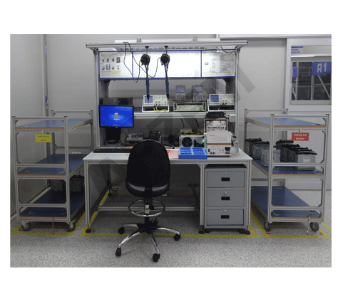 Lighting steel working Esd industrial worktable workbench