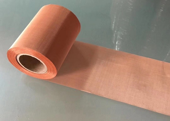 Rustproof Pure Copper Woven Wire Mesh Screen High Electrical Conductivity