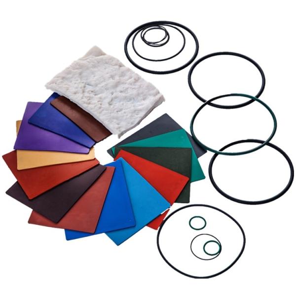 Oil Resistant FKM Rubber Compound for Excellent Tear Resistance Black Used for O