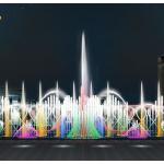 Customized Size Waterscape Laser Water Screen Movie Show Fountain ISO CE