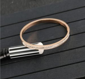 Quality Stainless Steel Bracelet Fashion Jewelry Gift , diamonds stainless steel bracelet women wholesale