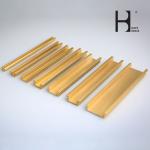 Anodizing Surface 57%Cu U Shaped Metal Channel SGS Certification