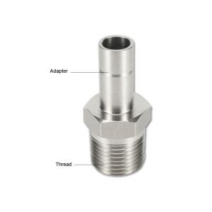 Quality Hexagon AFK Stainless Steel Gas Adapter 1/4 Inch Forged wholesale