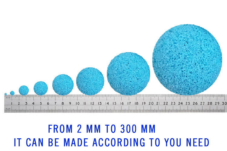 High Quality Concrete Pump Tube Standard Cleaning Rubber Sponge Balls