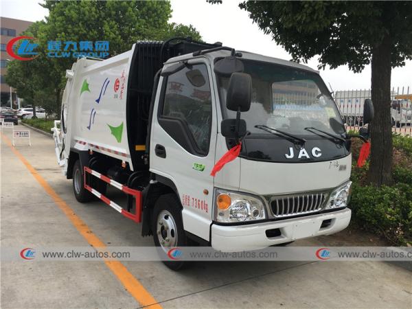 WEIYU truck JAC brand 6cbm Compressed Waste Collection refuse Garbage Truck for