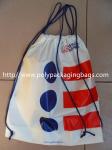 Travel Size Plastic Bags Waterproof Drawstring Backpack Promotional