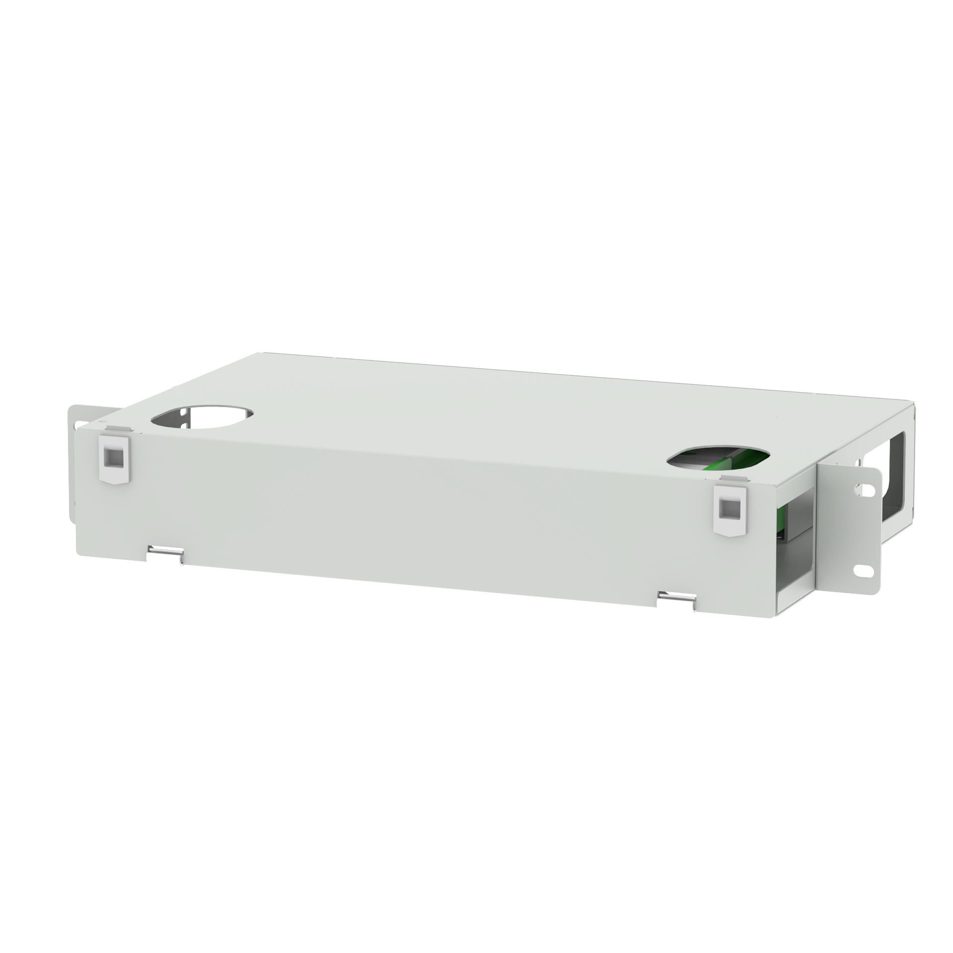 Gray LC Type 24 Ports Fiber Optic Distribution Patchpanel for Space-Saving Data Center