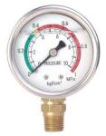 pressure gauge, pressure gage, pressure meter, piezometer, pump accessory