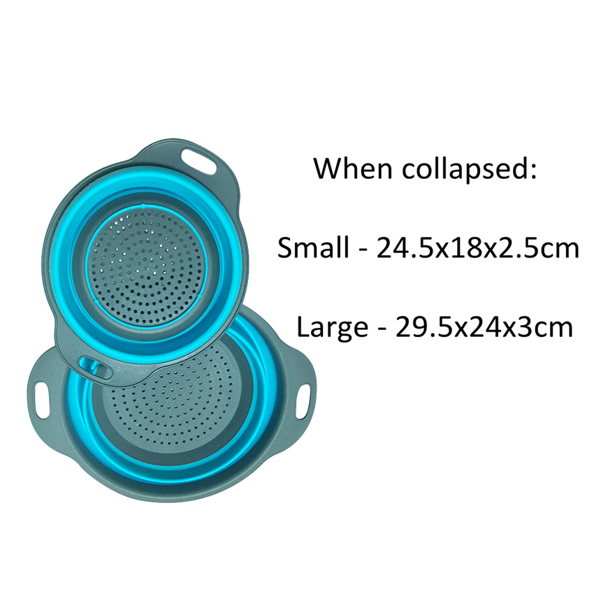 BPA Free Food Grade Silicone Sink Strainer Eco - Friendly With Handle Steam Basket