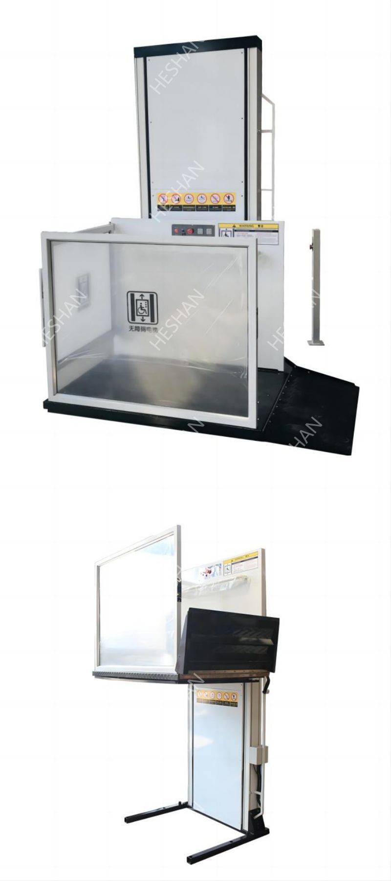 Disabled Vertical Wheelchair Lift Electric Stair Lift Elevator ROHS Approved