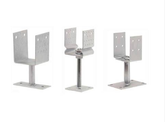 4mm Galvanised Shape Stamping Parts Post Fence Foot Anchors for Fixing and Connecting