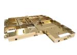 Aluminum LY12 Aluminum CNC Turning Parts Microwave Cavity Gold Plating