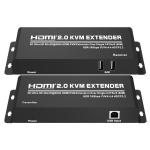 HDMI2.0 Over Single CAT6 60M HDMI KVM Extender