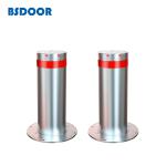 Removable Car Parking LED Light SS304 Electric Rising Bollards