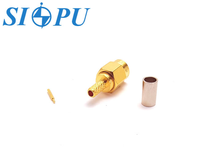 SSMA Male RF Coaxial Connectors Mate With RG 316/U Cables