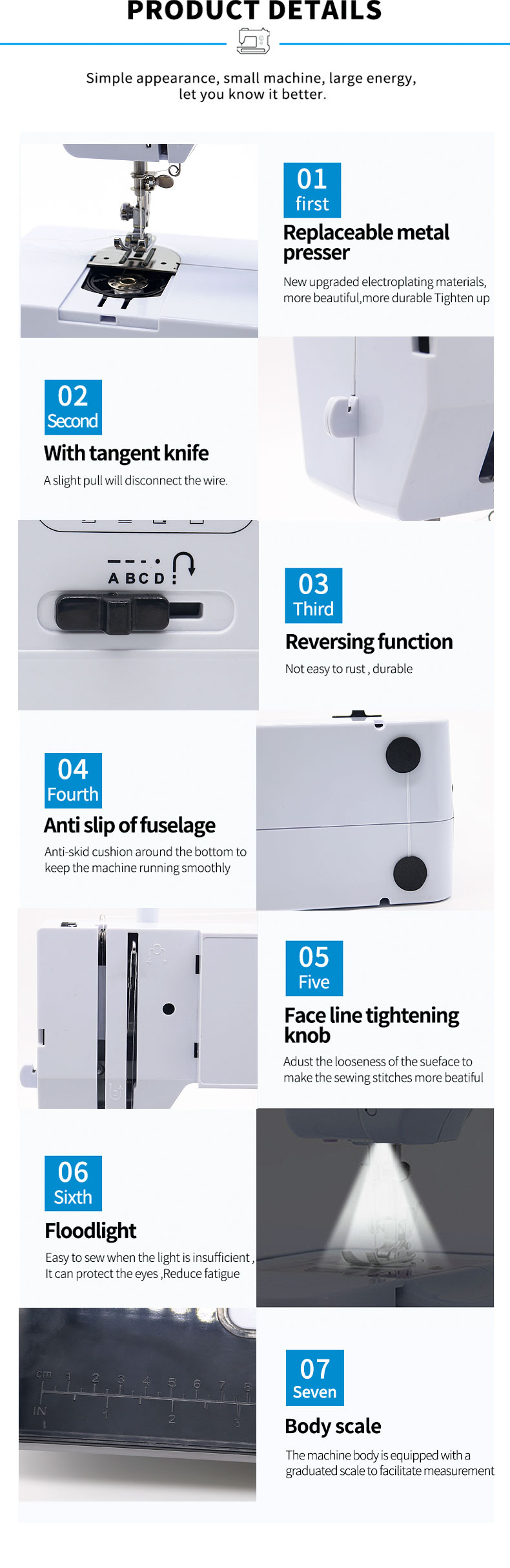 Industrial Sewing Machine with Lock Stitch Formation Easy to Operate and Performance