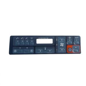 Quality E312B E320B Excavator AC Panel Button Sticker Plastic Material wholesale