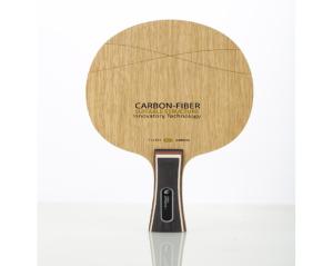 Quality Yellow Carbon Fiber Blade custom ping pong paddles Penhold Handle wholesale