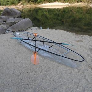 Quality Ocean Touring Crystal Polycarbonate Kayak With Outrigger Balance System wholesale