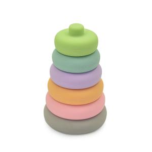 Quality Light Color OEM 5cm EN71 Baby Stacking Toys For 1 Year Old wholesale