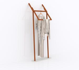 Quality Wooden Clothes Armoire with No Doors wholesale