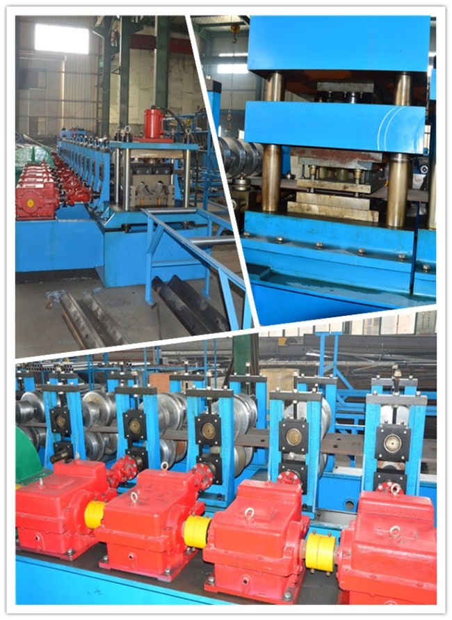 Full Automatic Cutting Guardrail Roll Forming Machine With Minimum Tolerance